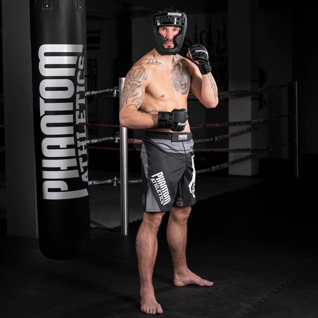 Casco da boxe Phantom Athletics Apex Full Face – Nero