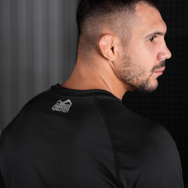 T-shirt d'entraînement Phantom Athletics Tactic Manches longues – Noir