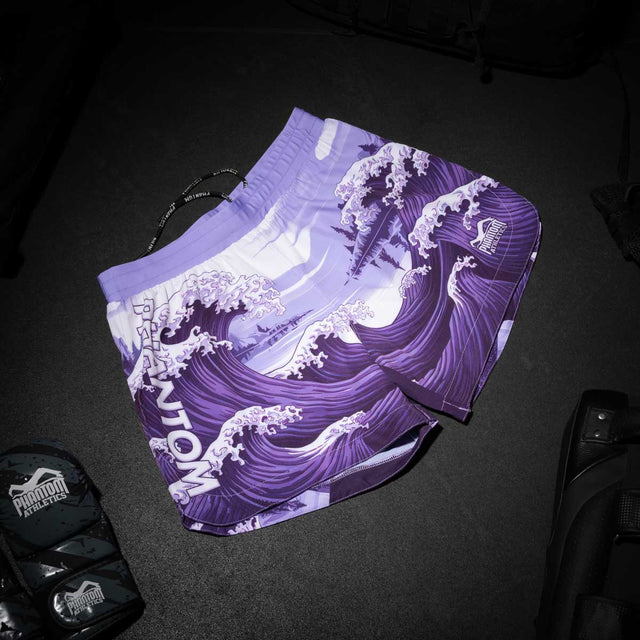 Calções de MMA Phantom Athletics FUSION-R Tsunami – Roxo