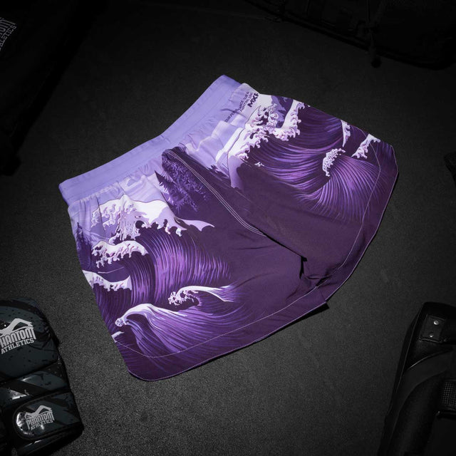 Calções de MMA Phantom Athletics FUSION-R Tsunami – Roxo