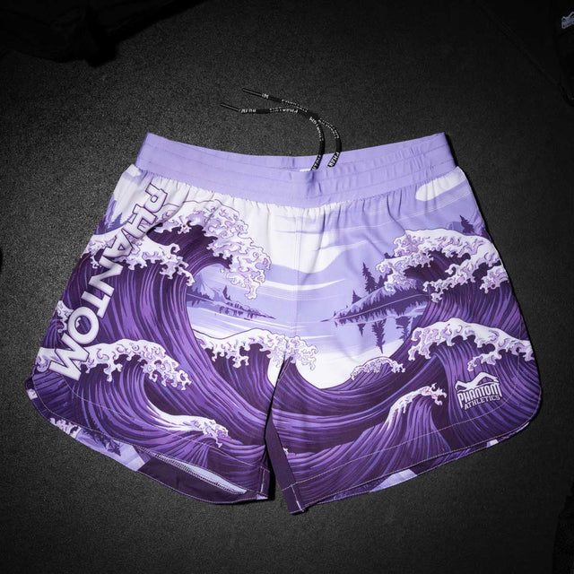 Calções de MMA Phantom Athletics FUSION-R Tsunami – Roxo