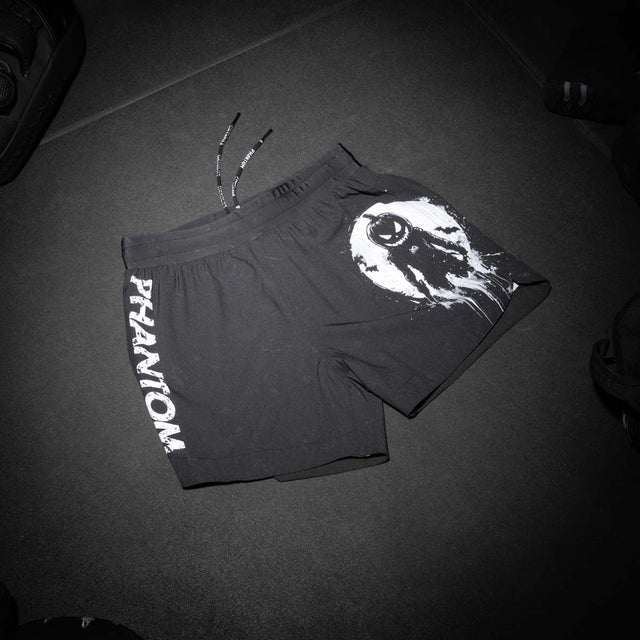 Phantom Athletics MMA-shorts Fusion-R Pumpkill – Sort/Grå