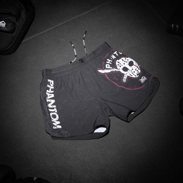 Pantaloni scurți MMA Phantom Athletics Fusion-R Slasher – Negru