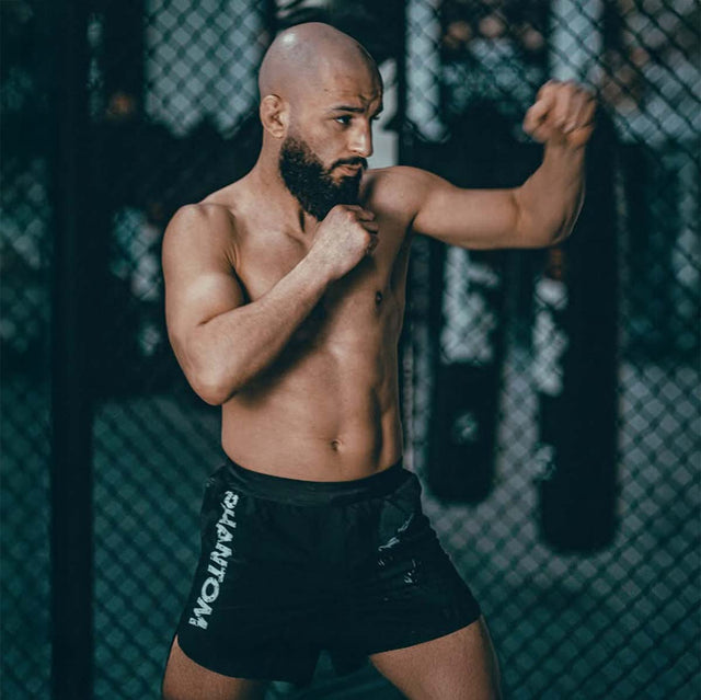 Phantom Athletics MMA-Shorts Fusion-R Werewolf – Schwarz/Grau