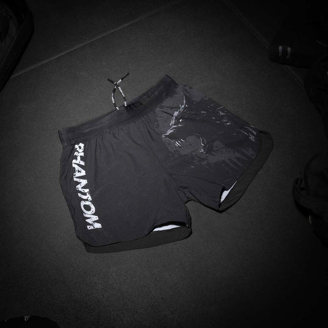 Phantom Athletics MMA-Shorts Fusion-R Werewolf – Schwarz/Grau