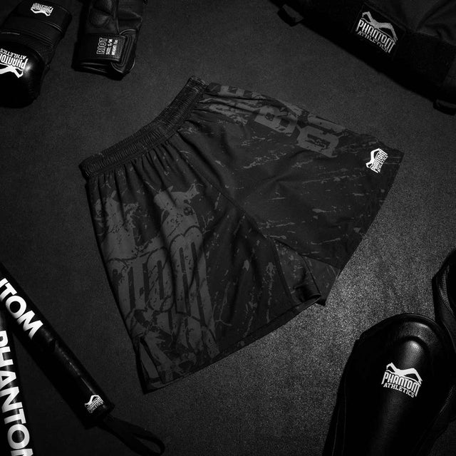 Pantaloncini MMA Phantom Athletics EVO Germany – Nero/Rosso/Oro