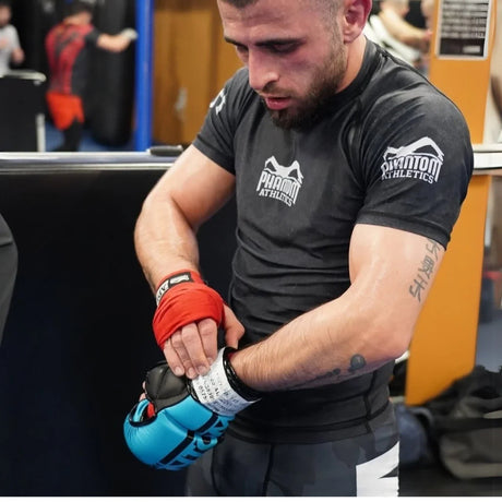 Guantes de MMA Phantom Athletics APEX – Azul Neón