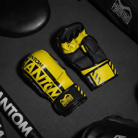 Guantes de MMA Phantom Athletics APEX – Amarillo Neón