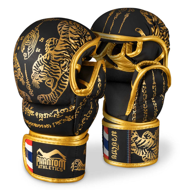 Guanti MMA da sparring Phantom Athletics Muay Thai – Nero/Oro