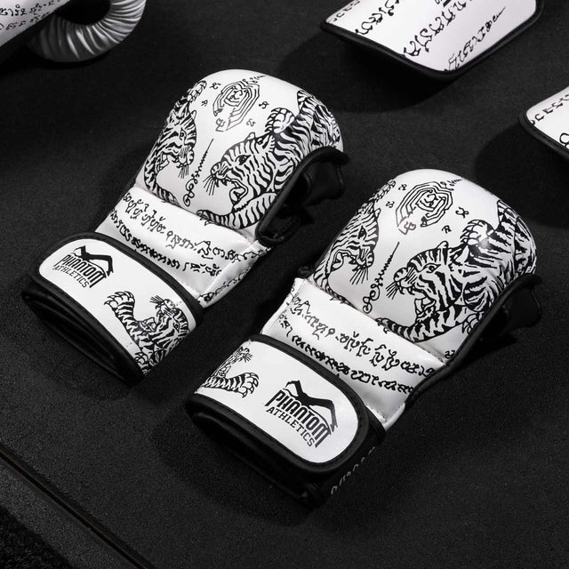 Gants de sparring MMA Phantom Athletics Muay Thai – Blanc