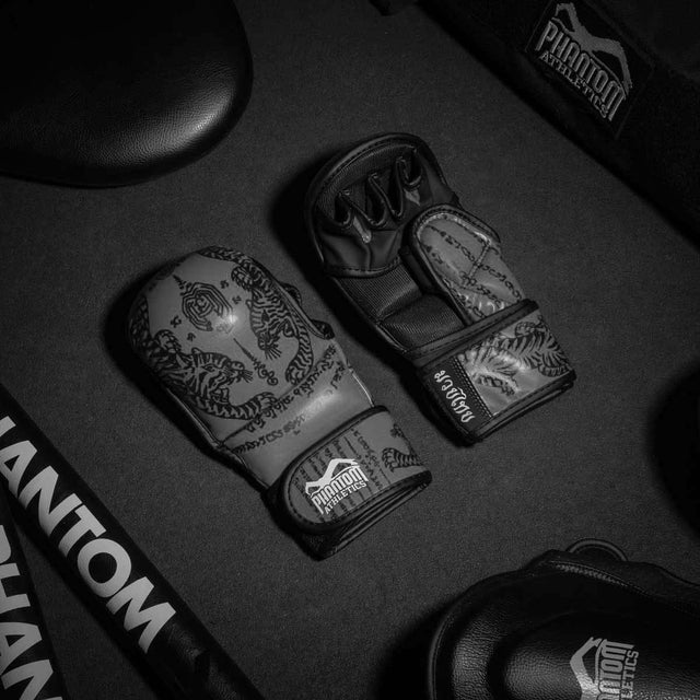 Phantom Athletics MMA sparringshandsker Muay Thai - Grå