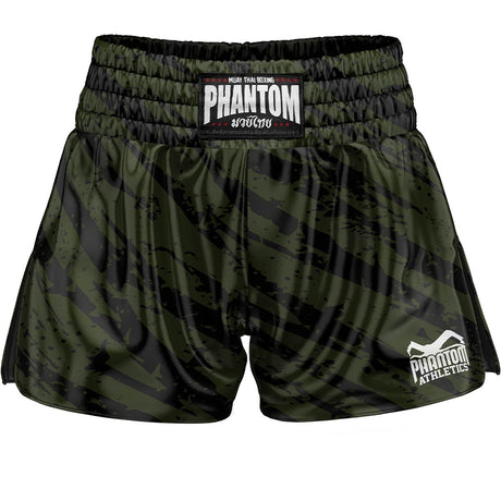 Phantom Athletics Muay Thai shorts Tiger Camo - Armygrøn