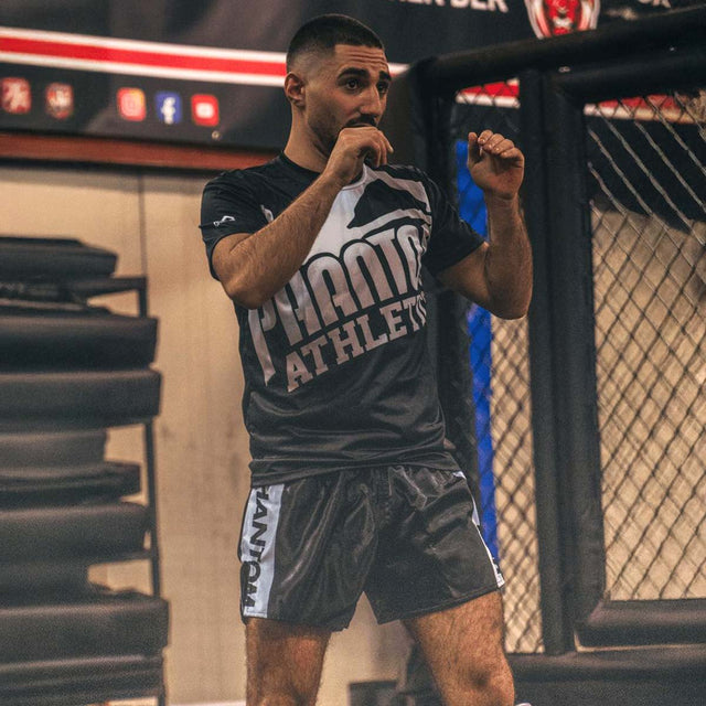 Phantom Athletics Muay Thai shorts Apex – Sort/Hvid