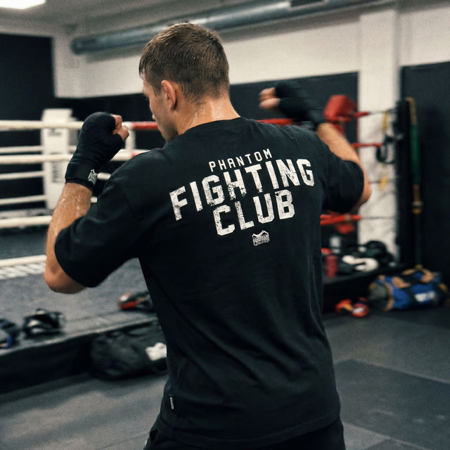 Triko Phantom Athletics FIGHTING CLUB – Černé