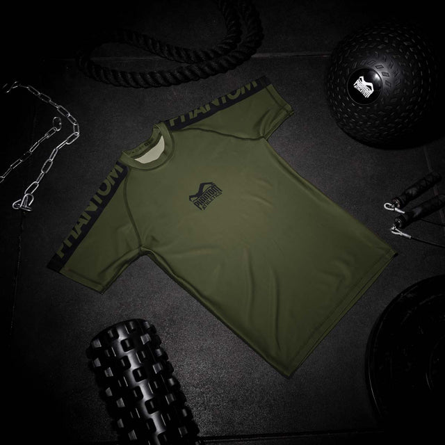 Phantom Athletics Rashguard EVO Apex Kurzarm – Army