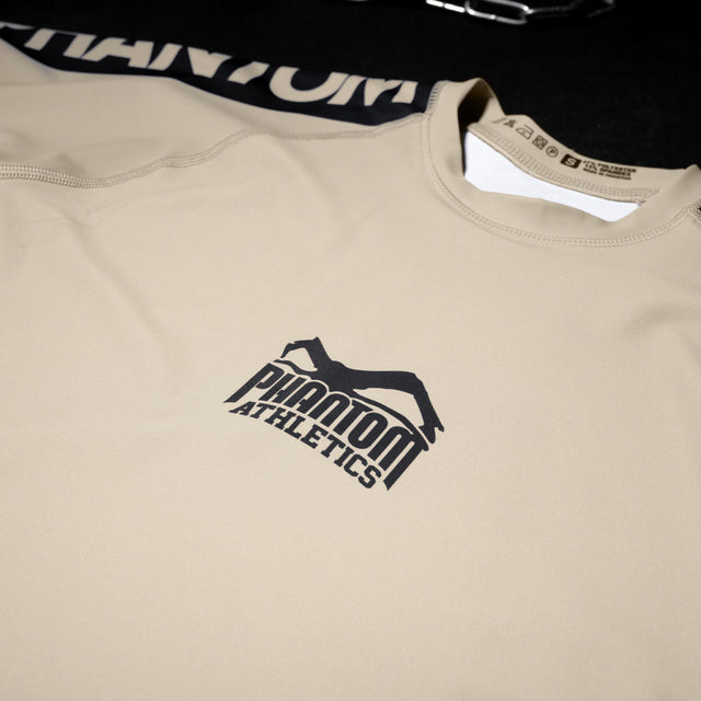 Phantom Athletics Rashguard EVO Apex Kurzarm – Sand