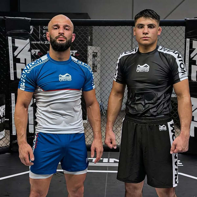 Phantom Athletics Rashguard EVO Apex Kurzarm – Blau