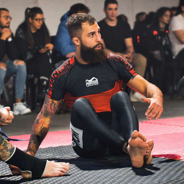 Phantom Athletics Rashguard EVO Apex Kurzarm – Rot