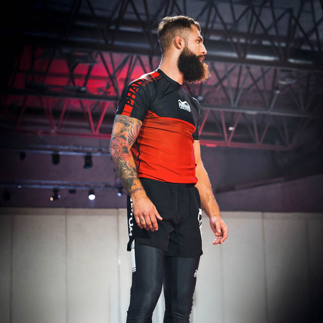 Phantom Athletics Rashguard EVO Apex Kurzarm – Rot
