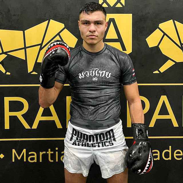 Phantom Athletics Rashguard Muay Thai – Sort/Grå
