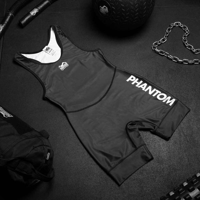 Phantom Athletics Worstelsinglet Apex – Schwarz