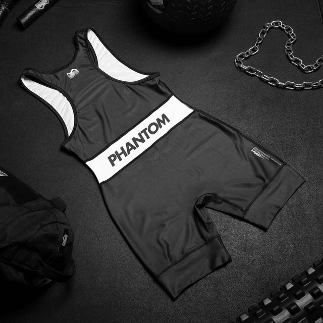 Phantom Athletics Worstelsinglet Apex – Schwarz