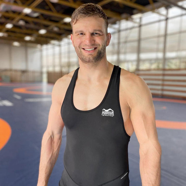 Phantom Athletics Worstelsinglet Apex – Schwarz