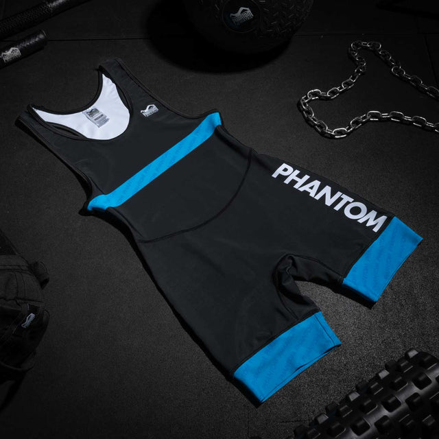 Maiou de lupte Phantom Athletics Raptor Copii - Roșu/Albastru