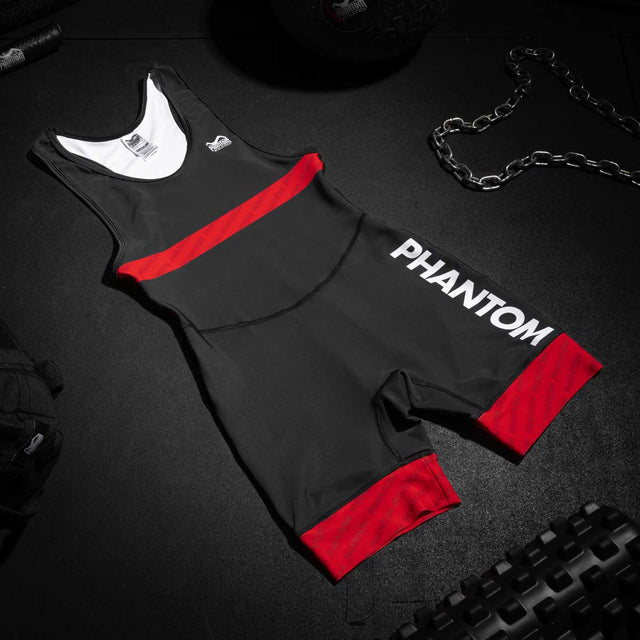 Maiou de lupte Phantom Athletics Raptor Copii - Roșu/Albastru