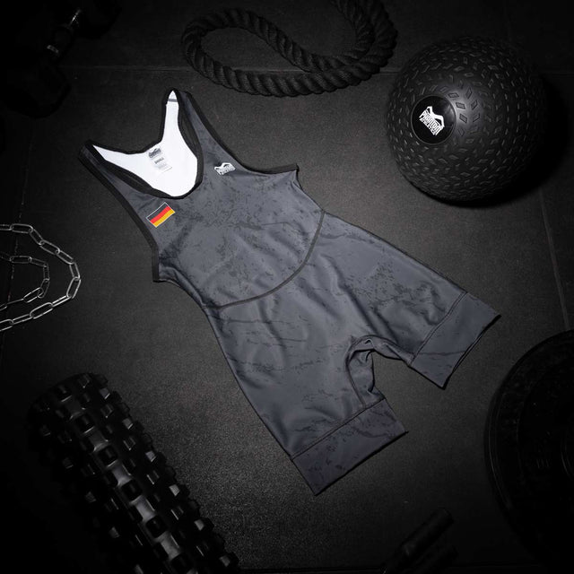 Phantom Athletics Wrestling Singlet EVO Germany – Black/Grey