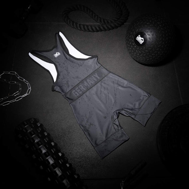 Phantom Athletics Wrestling Singlet EVO Germany – Black/Grey