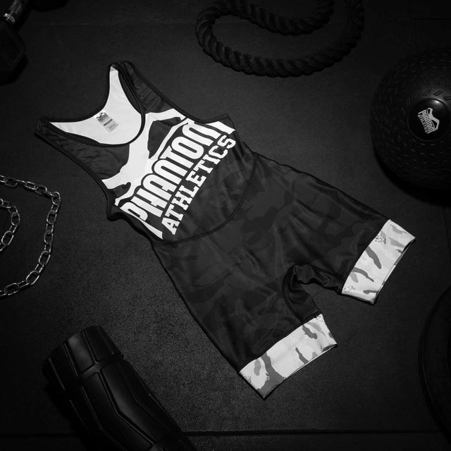 Phantom Athletics Worstelsinglet Warfare – Sort/Urban Camo