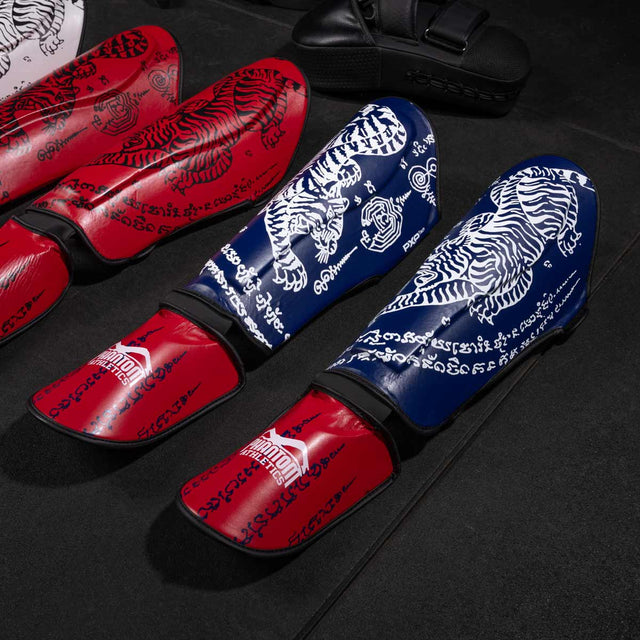 Caneleiras Phantom Athletics Muay Thai – Azul
