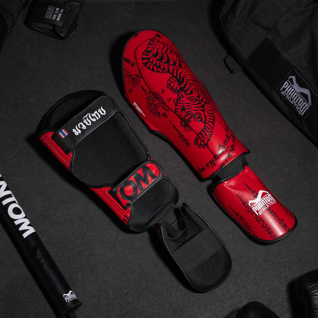 Phantom Athletics Schienbeinschoner Muay Thai – Rot