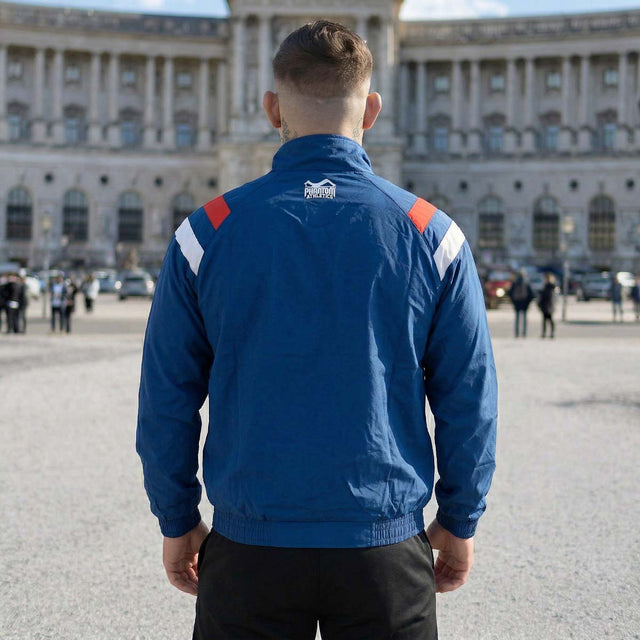 Phantom Athletics Tréninková bunda DMC Team Serbia – Modrá/Červená/Bílá