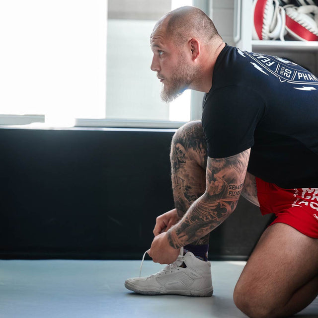 Spodenki MMA Phantom Athletics Fusion-R Make MMA Great Again – Czerwone