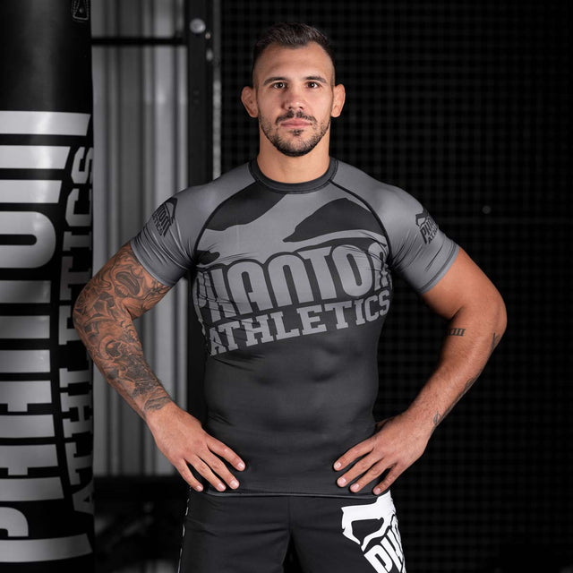 Phantom Athletics Rashguard Supporter – Schwarz/Grau