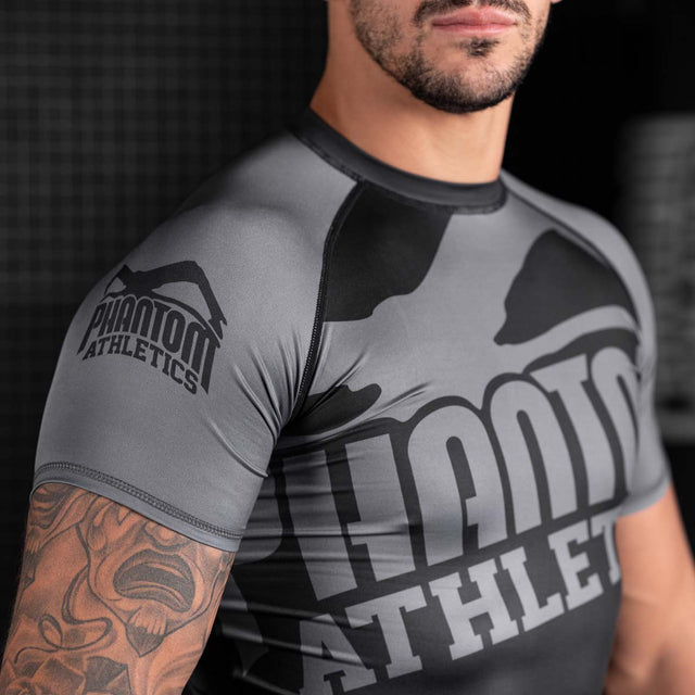 Phantom Athletics Rashguard Supporter – Schwarz/Grau