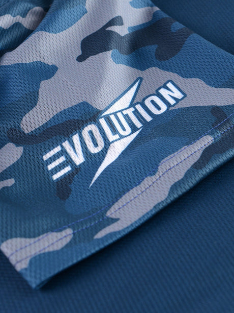 T-shirt de treino Phantom Athletics EVO Warfare – Camuflagem azul-marinho