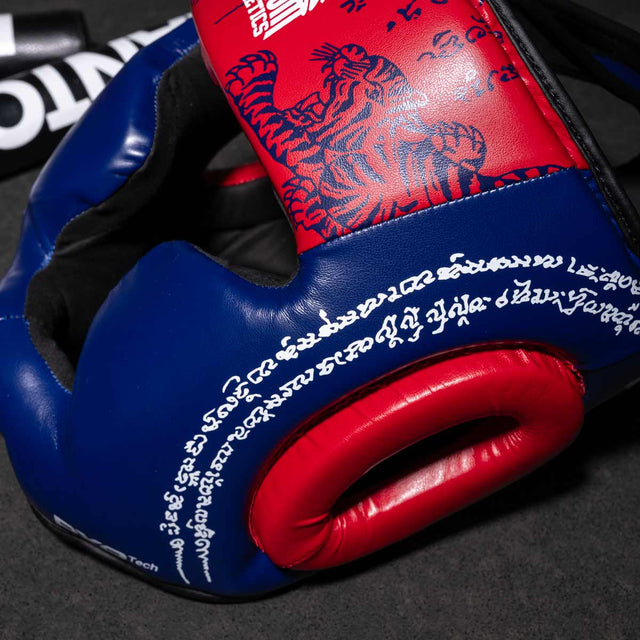 Chránič hlavy Phantom Athletics Muay Thai – Modrý