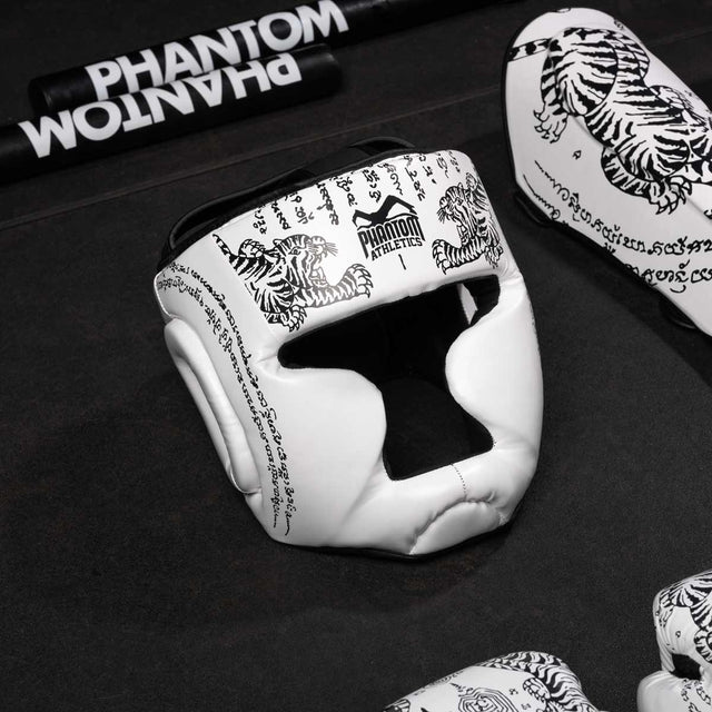 Casques de boxe Phantom Athletics Muay Thai – Blanc