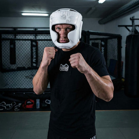 Chránič hlavy Phantom Athletics Muay Thai – Frost Bílý