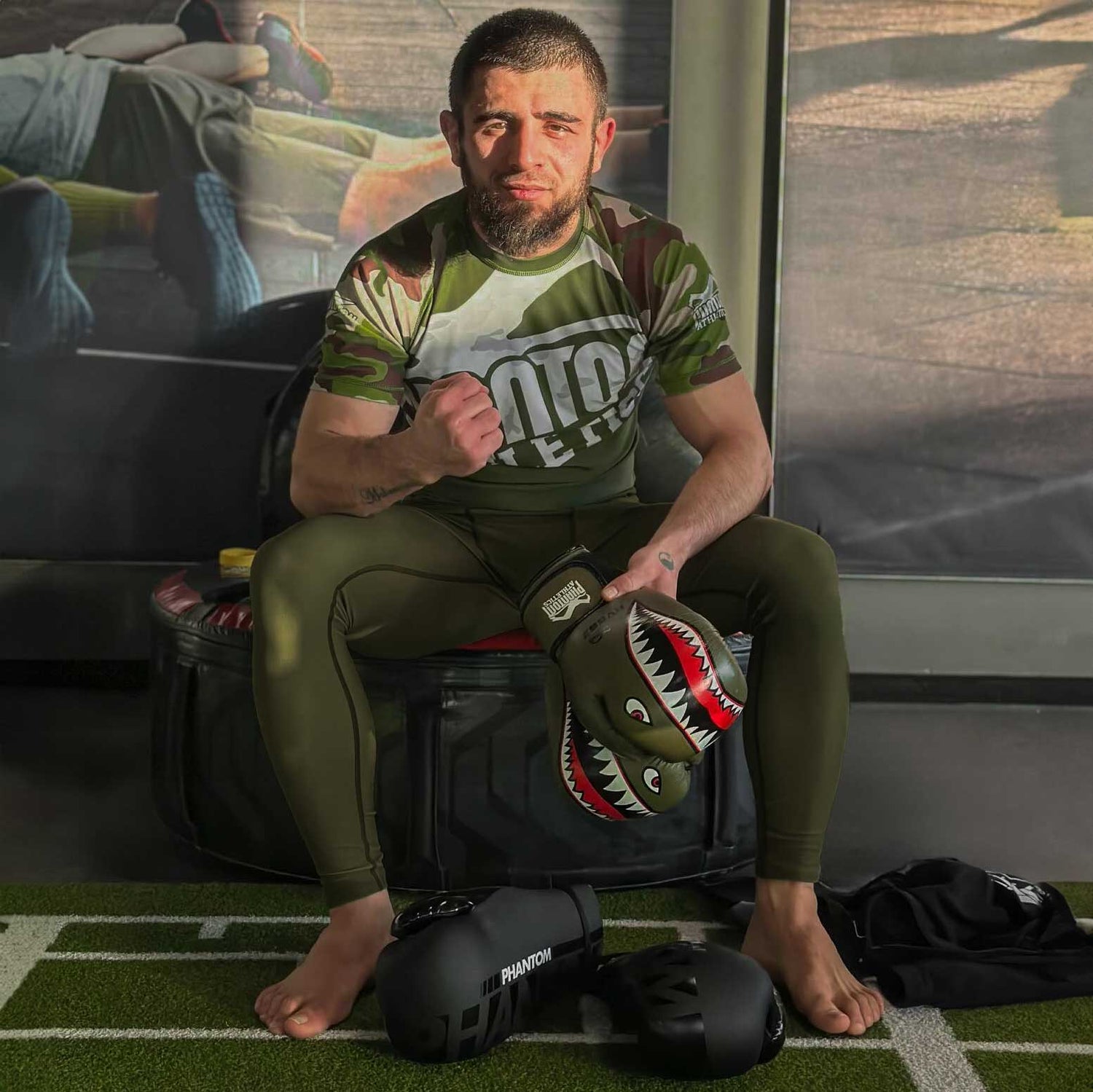 Rashguard Phantom Athletics Warfare – Army Camo
