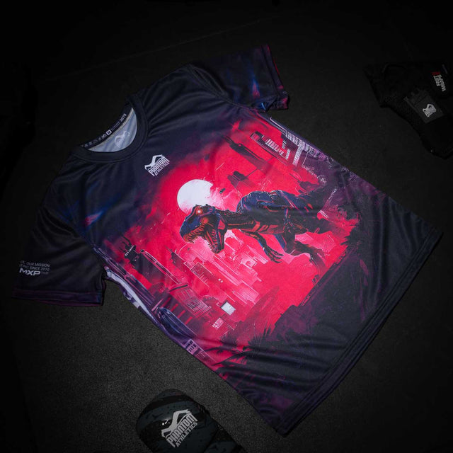 Phantom Athletics T-Shirt EVO Cyber-X – Lila/Blå