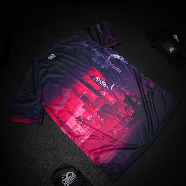 Phantom Athletics T-Shirt EVO Cyber-X – Lila/Blå