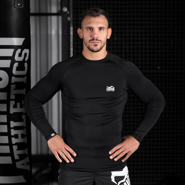Rashguard Phantom Athletics Tactic Manga Larga – Negro