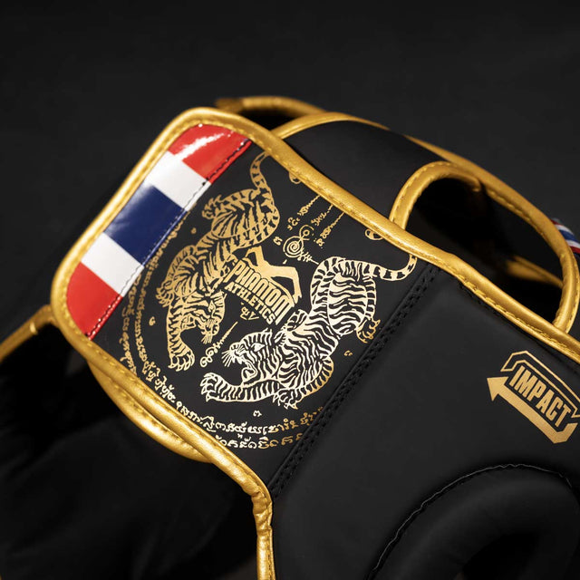 Phantom Athletics Hovedbeskytter Muay Thai – Sort/Guld