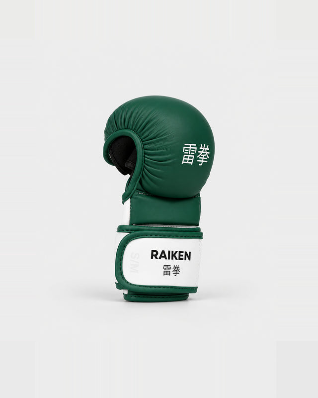 Raiken MMA sparringshandsker KAZE – grøn/hvid