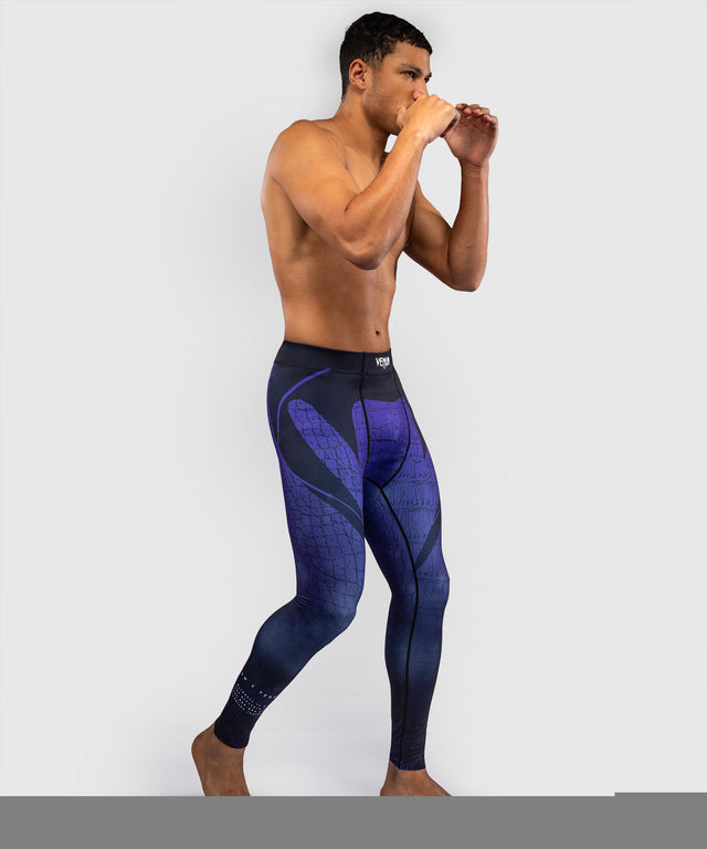 Venum Spats TEKKEN 8 Kazuya Sort/Blå