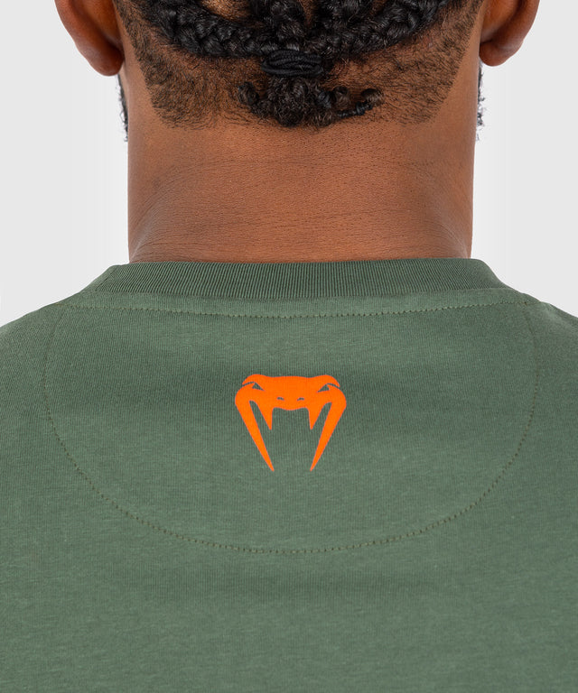Venum UFC Trička Ulti-Man – Khaki Zelená/Oranžová